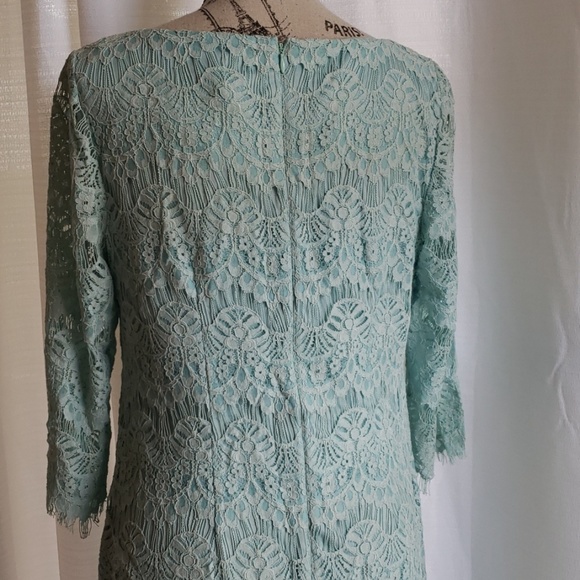 ⭐ Lace Illusion Sheath Dress
⭐ - Picture 4 of 5